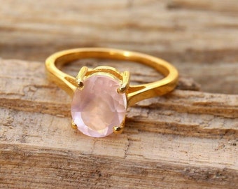 Rose Quartz Ring,Sterling Silver Ring,18k Gold Ring,Anxiety Ring,Bridal Ring,Stacking Ring,Women Ring,Jewelry Ring,Rose Quartz Jewelry