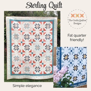 Motif de courtepointe sterling