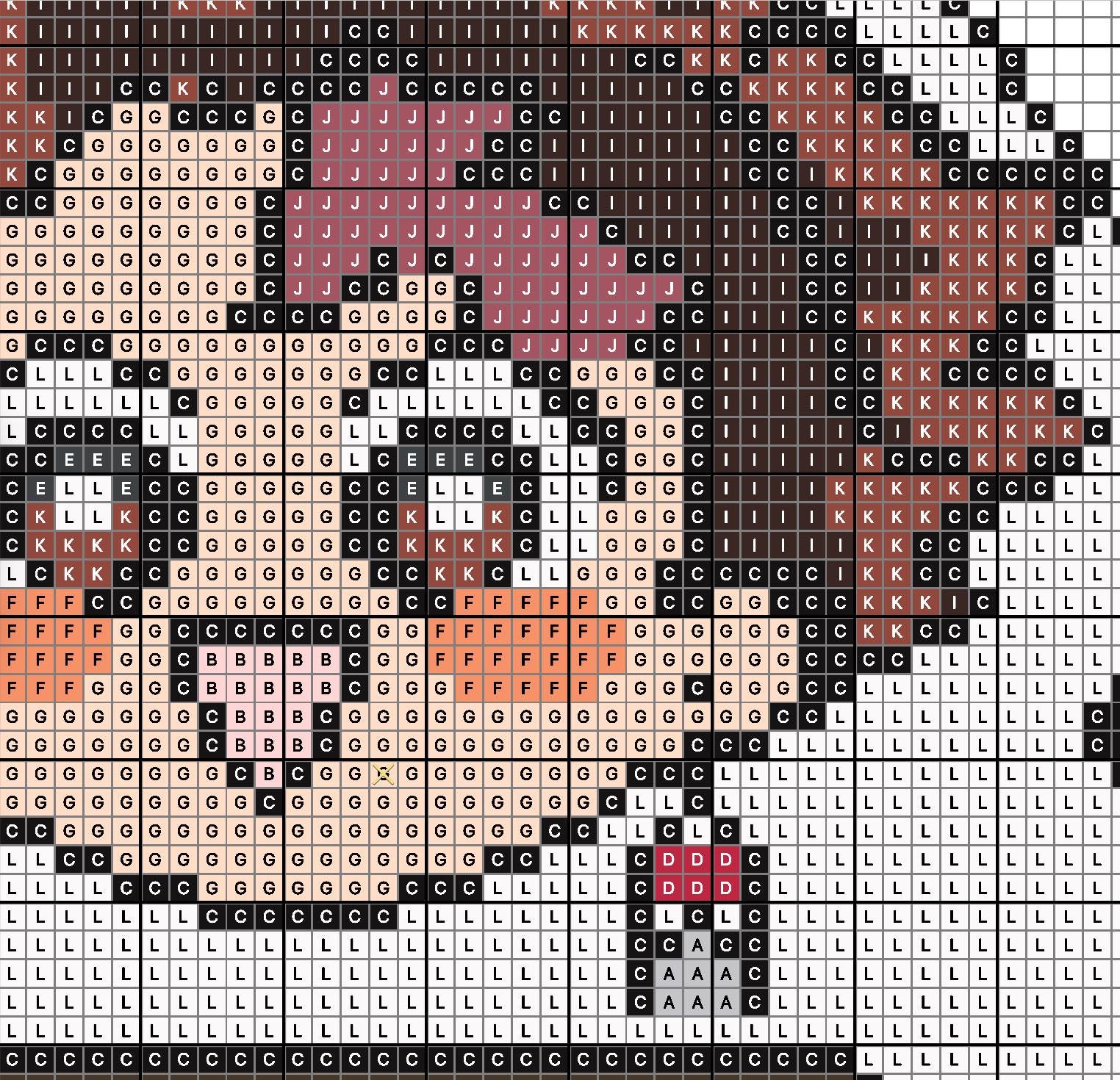 Tojiro Pattern Tanjiro Onigiri | Kimetsu No Yaiba | Cross Stitch Pattern PDF | Patrón ...