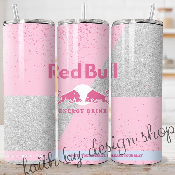 Re.d Bully Glitter Tumbler, Glittery, Re.d Bully, Sparkle Tumbler, Stainless Steal Insulated Tumbler, Mug, 20oz Skinny