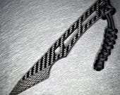 Elite Carbon Fiber Kiridashi Letter Opener – Lightweight & precision crafted. Includes matching Kydex Sheath, and shipping.
