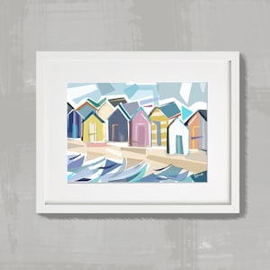 Beach Huts and Sea