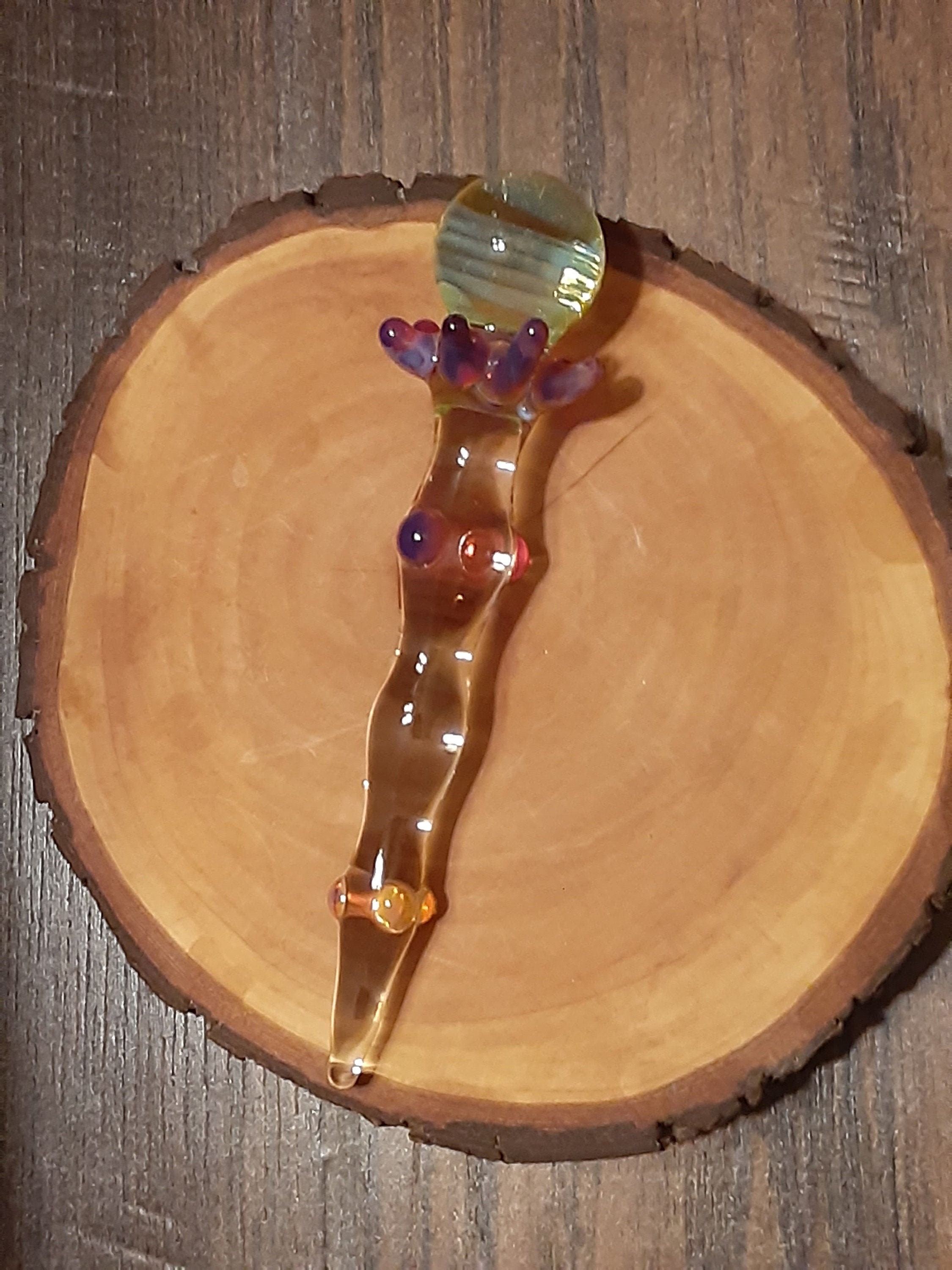 Hand Blown Glass Dab Tool/Essential Oil Tool Etsy