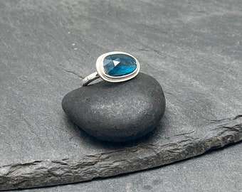 Silver Ring with Kyanite