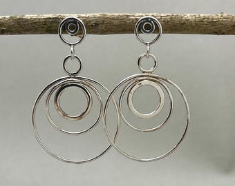 Sterling silver earrings.