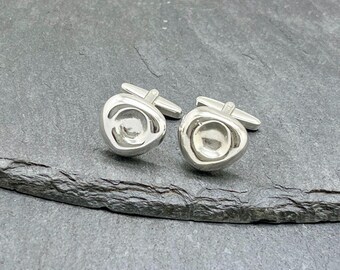Sterling silver cufflinks