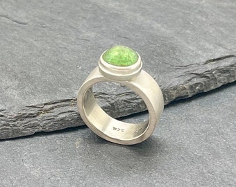 Silver Ring with Kyanite