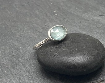 Silver Ring with Kyanite