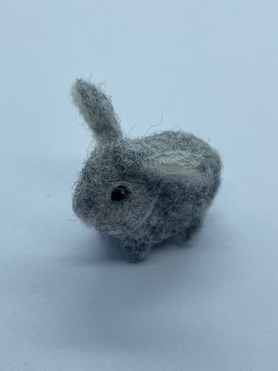 Mini Needle Felted Rabbit Mini Bunny Matchbox Miniature - Etsy