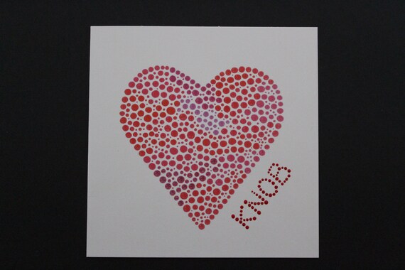 Dottyart sorry greetings card