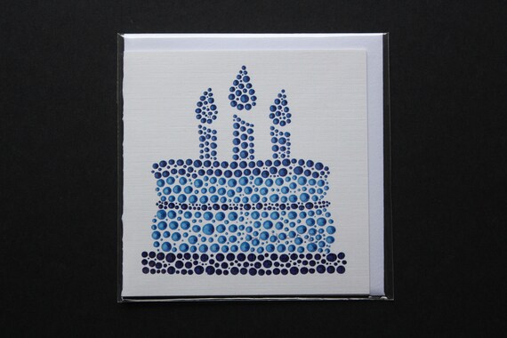 Dottyart sorry greetings card