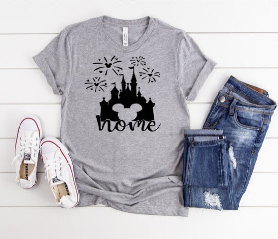 disney castle home shirt