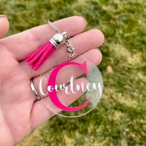 Bridesmaid Gift Handmade key chain Hand Writing personalized  Stainless steel key chain Custom Wedding Gift Accessoires Sleutelhangers & Keycords Sleutelhangers Name Initials key chain 
