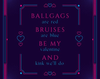 Ballgags Are Red - Greeting Card