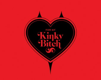 Kinky Bitch - Greetings Card