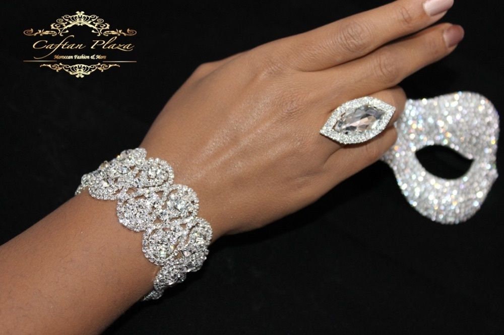 Rhinestone Bracelet Etsy Singapore