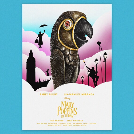 Mary Poppins Returns Poster 3 • A4 & A3 