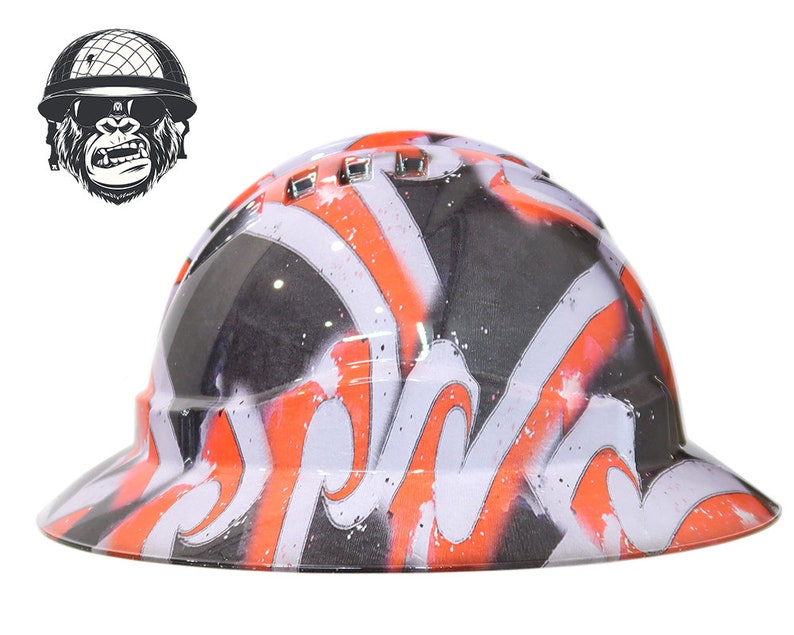 Custom Hydrographic Safety Hard Hat MAORI INK Pro Choice Wide Etsy