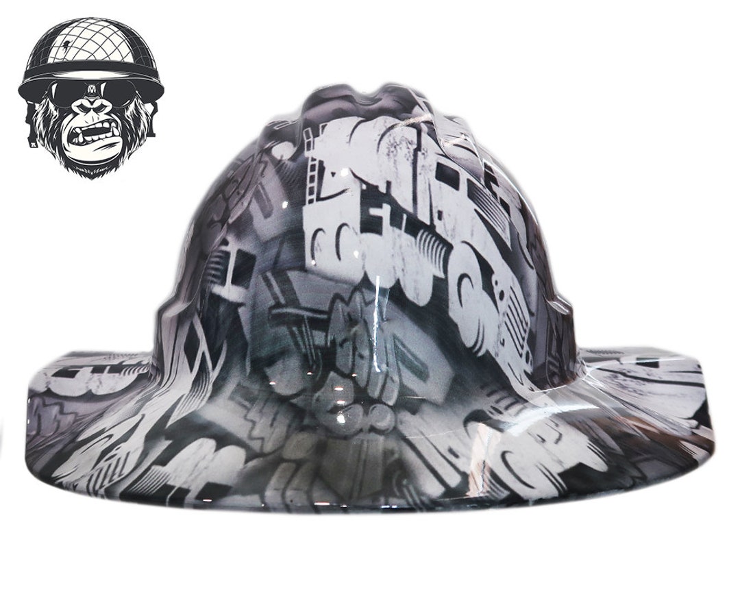 Custom Hydrographic Safety Hard Hat Mining Construction Ppe Industrial CONCRETER Tuffgard