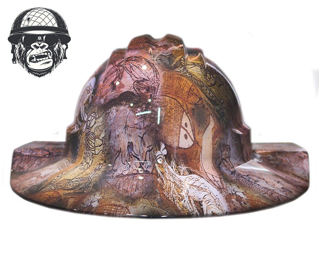 Custom Hydrographic Safety Hard Hat Mining Construction Ppe Industrial
