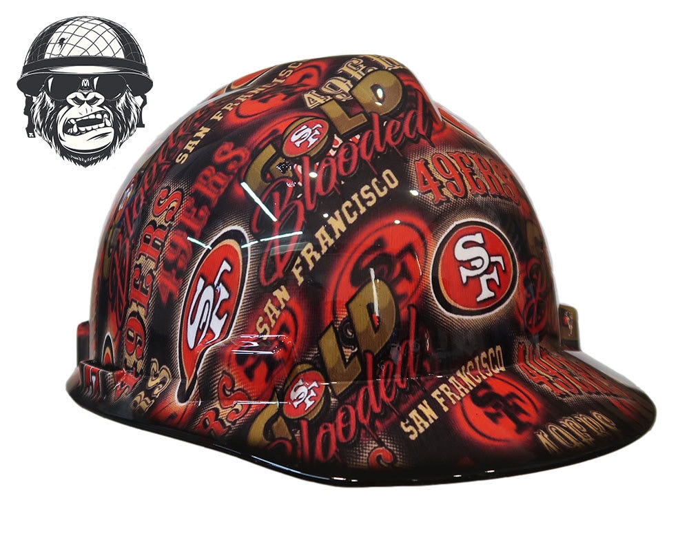 Custom Hydrographic Safety Hard Hat Industrial Mining GOLD Etsy