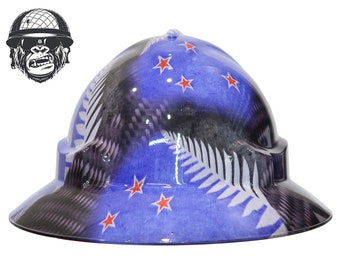 Custom Hydrographic Safety Hard Hat Industrial CARBON KIWI Pro Choice Wide