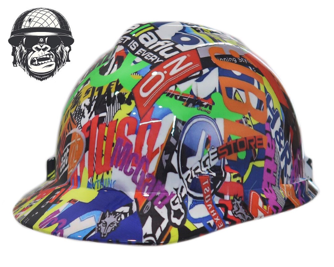 Custom Hydrographic Safety Hard Hat Helmet Ppe Industrial Etsy