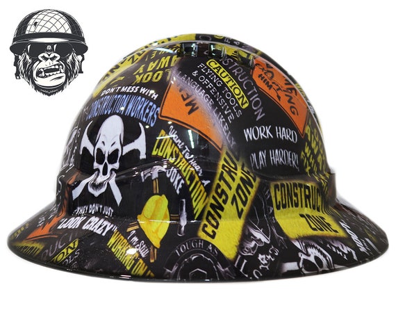 Custom Hydrographic Mining Construction Building Safety Hard Hat