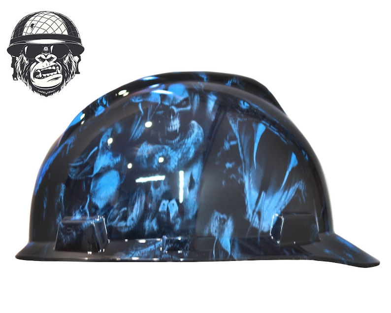 Custom Hydrographic Safety Hard Hat Construction Ppe Etsy