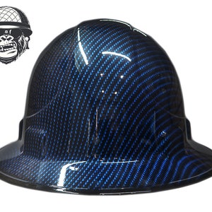Outlaw Cowboy Hardhat with Ratchet Suspension Royal Blue
