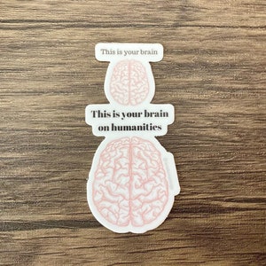 C’est votre cerveau sur l’autocollant des sciences humaines