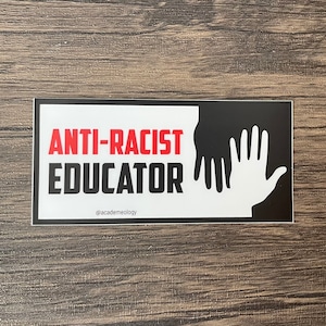 Antirassistischer Erzieher Aufkleber