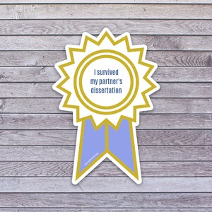 Ich habe den Abschlusssticker meines Partners überlebt