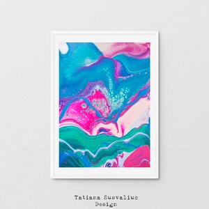 Abstract Painting In Acrylics