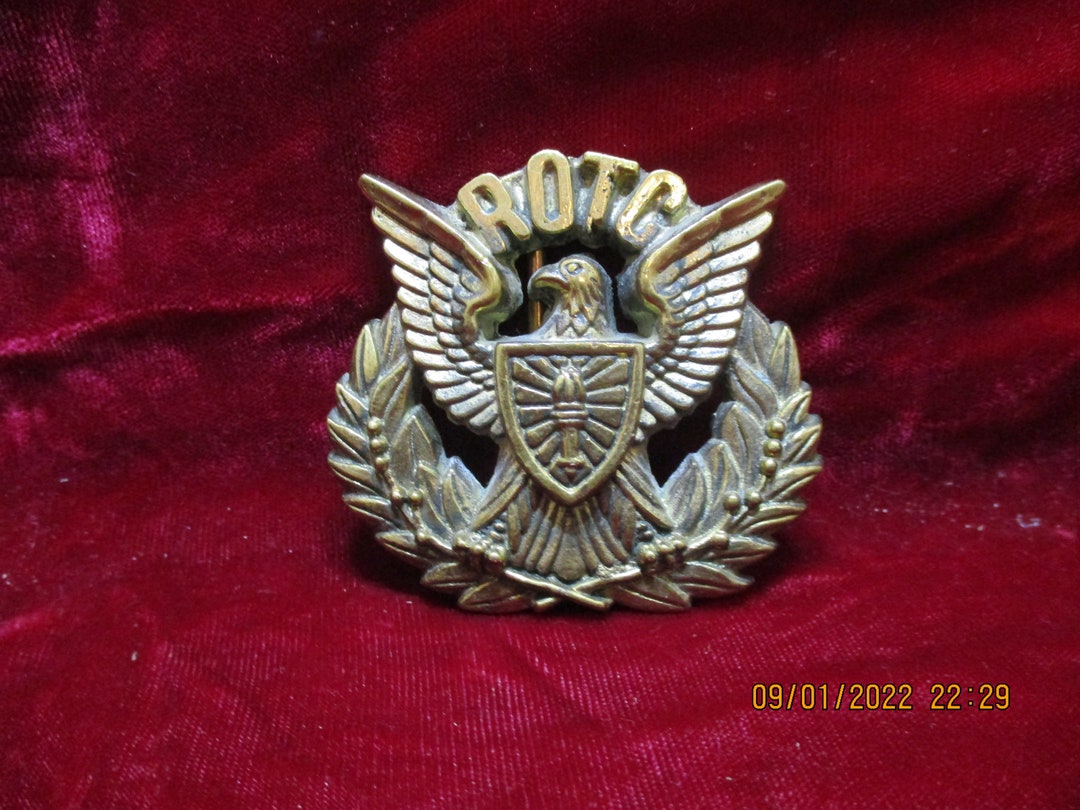 Brass ROTC Belt Buckle - Etsy