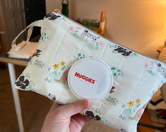 Handmade Diaper Wipe Case - Made to Order- Stylish Portable Baby Essentials