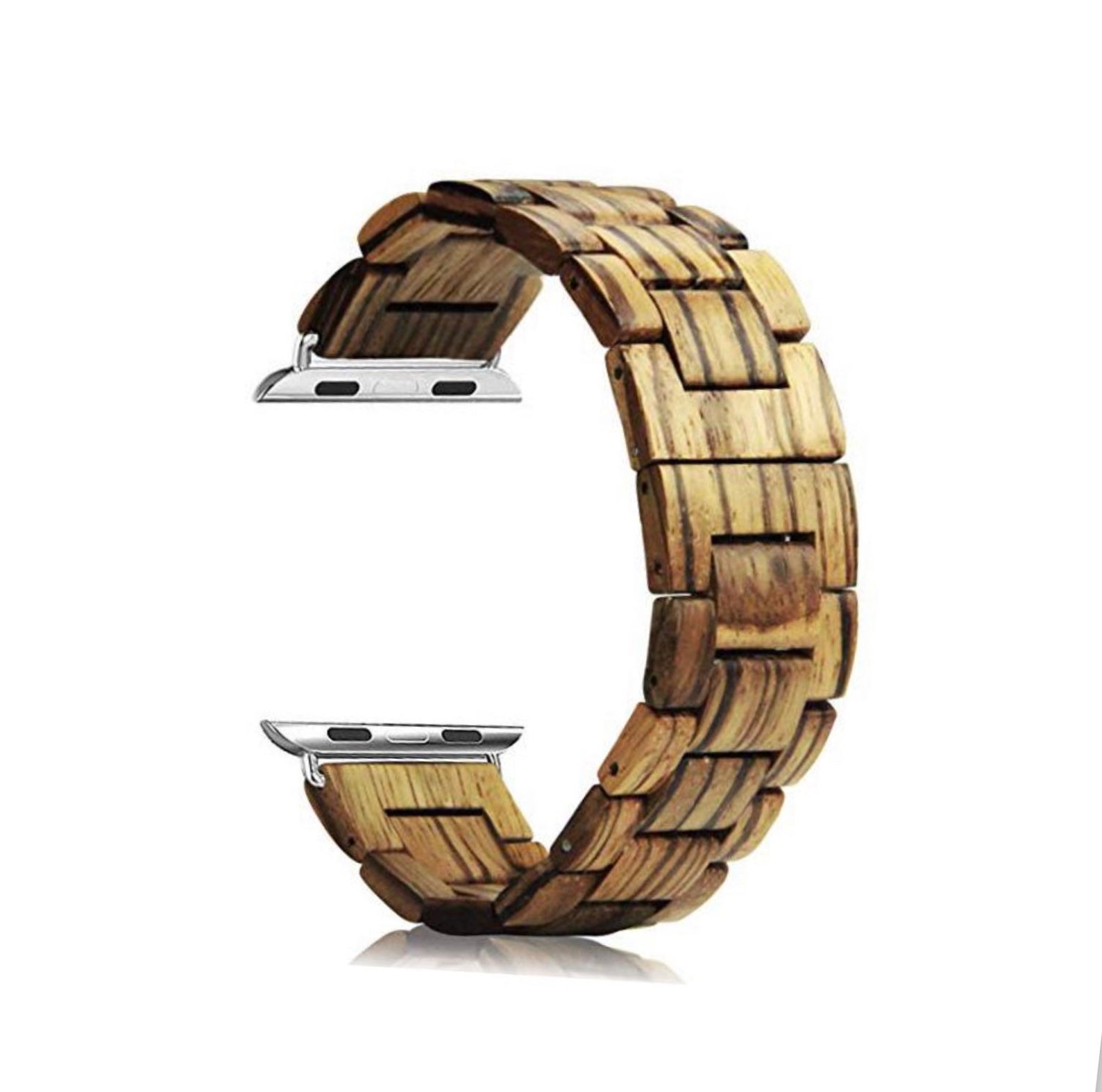 Natural Wood Apple Watch Band Series 7 6 5 4 3 2 1 SE Size Etsy