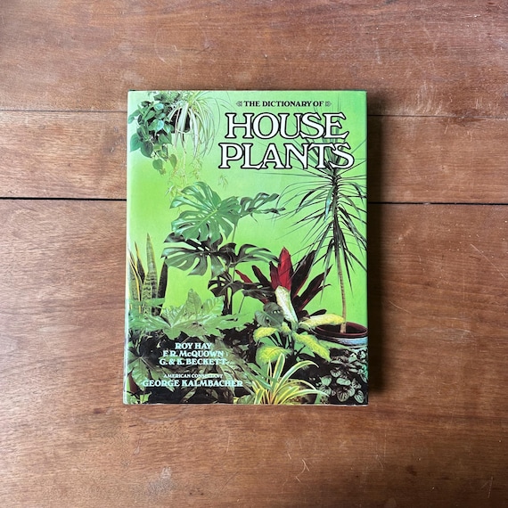 1975 The Dictionary of House Plants Ron Hay