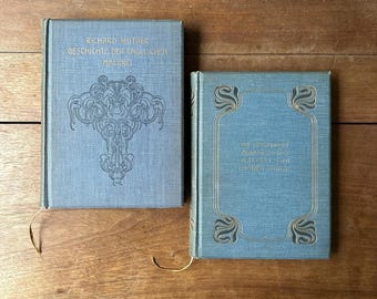 Richard Muther Antique Art History Book Set