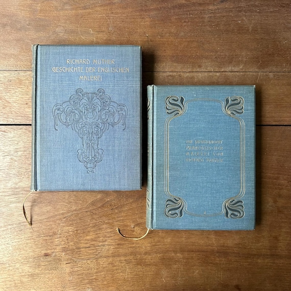 Richard Muther Antique Art History Book Set