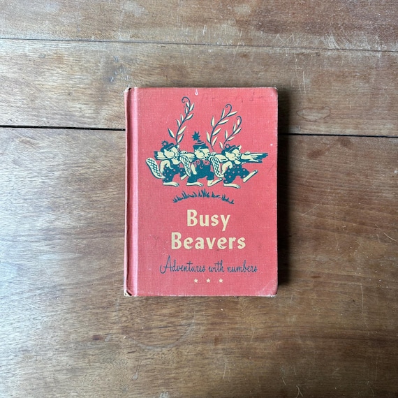 1948 Busy Beavers Adventures with Numbers Textbook