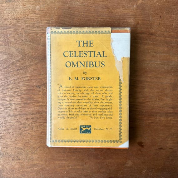 The Celestial Omnibus by E.M. Forester Vintage 1923 Edition
