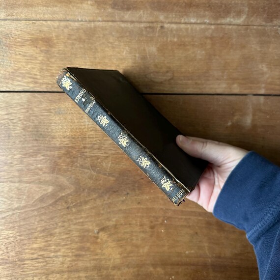Antique Leatherbound Thackeray Book, Henry Esmond, 1915