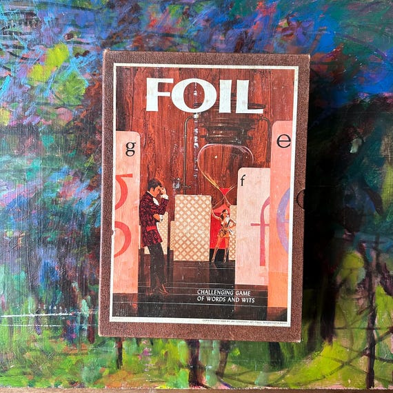 1971 Foil Bookshelf Game of Words and Wits