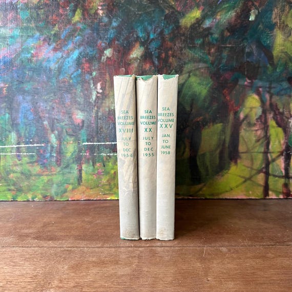 1950s Sea Breezes Bound Magazines Set Vols. XVIII / XX / XXV