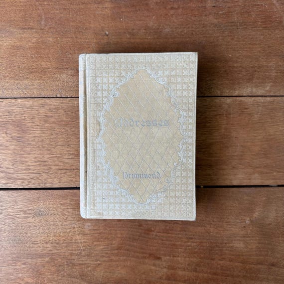 Antique 1891 Altemus Edition Addresses by Henry Drummond