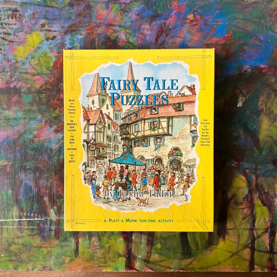 Platt & Munk Fairy Tales Puzzles by Tasha Tudor