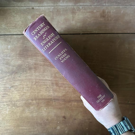 Century Readings in English Literature Antique 1915 Edition