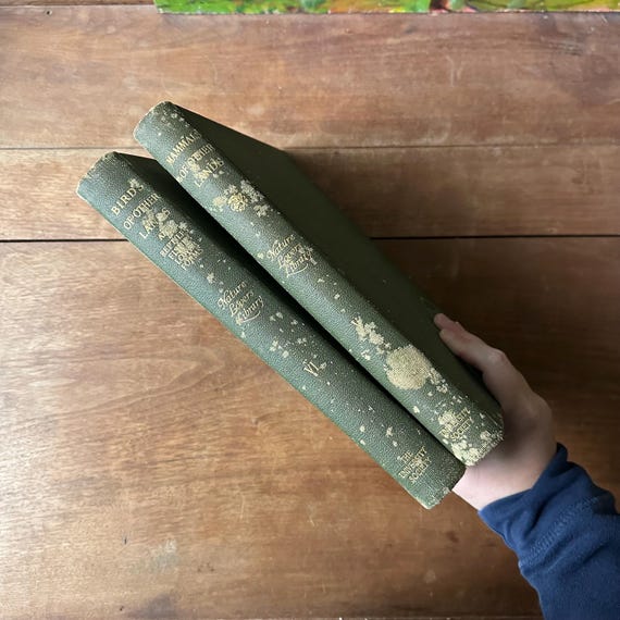 1917 Nature Lovers Library Set Volumes V & VI Birds and Mammals