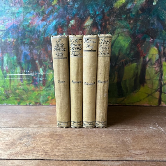 Antique Victorian Girls Book Set